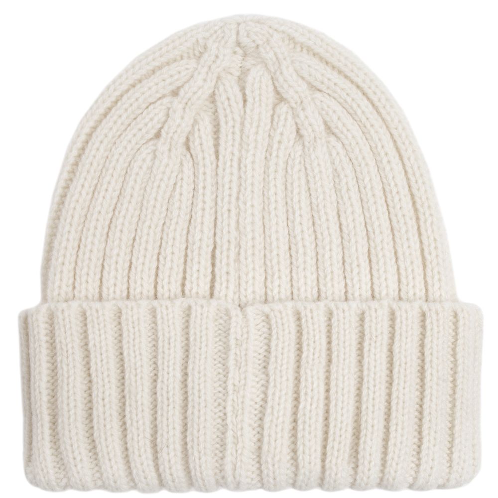 Шапка Uni, молочно-белая