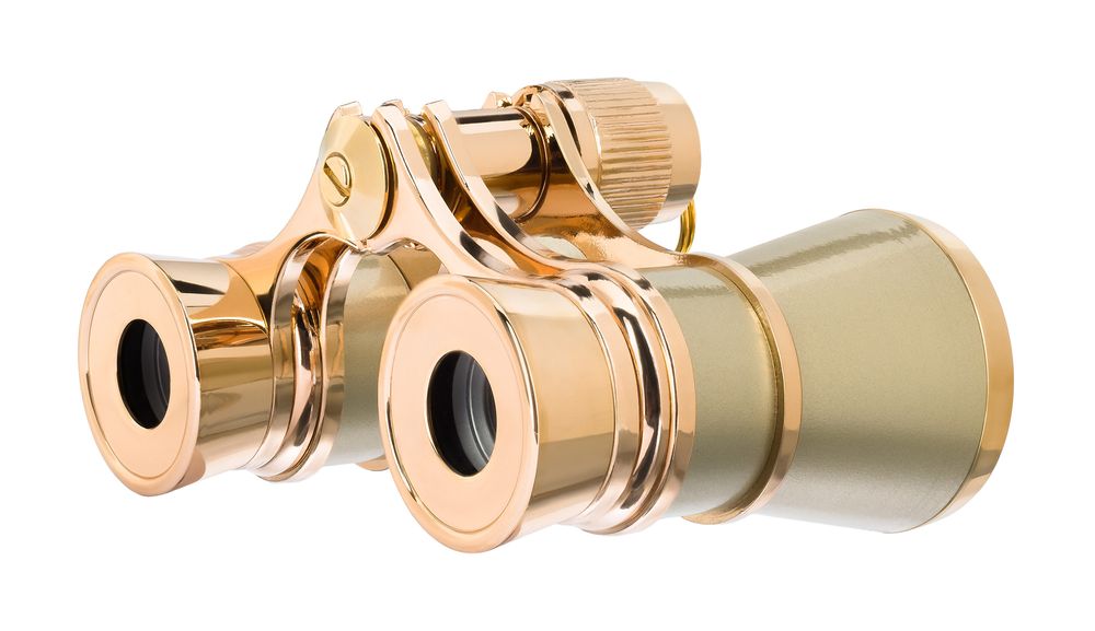 Театральный бинокль Broadway 325B, золотистый
