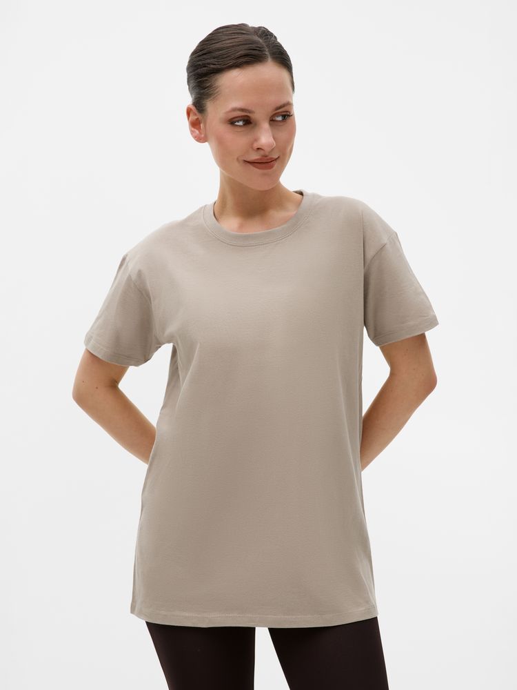 Футболка унисекс Regent 150, серо-бежевая