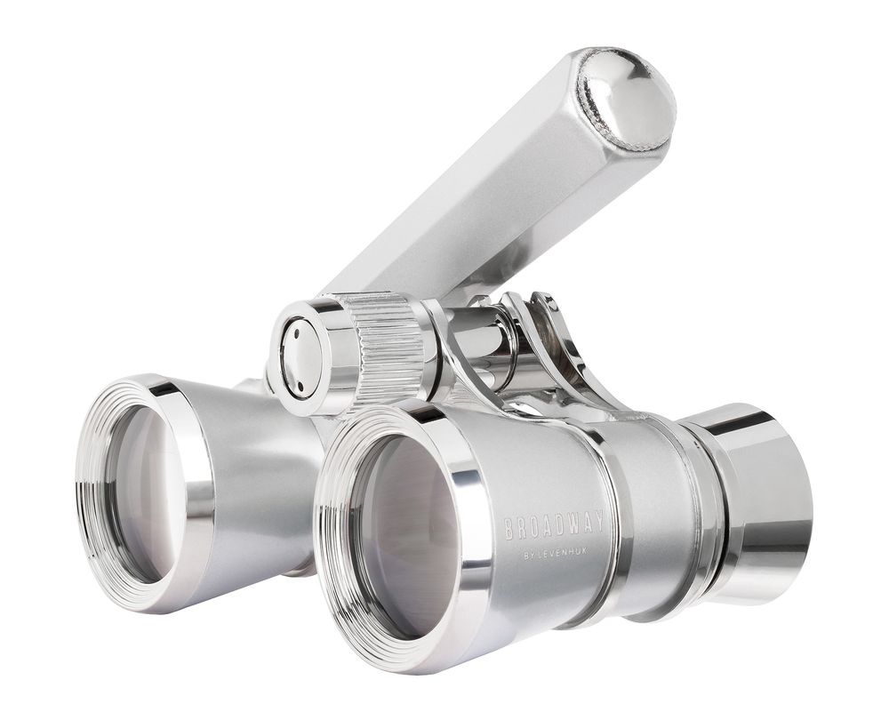 Театральный бинокль-лорнет Broadway 325E, серебристый