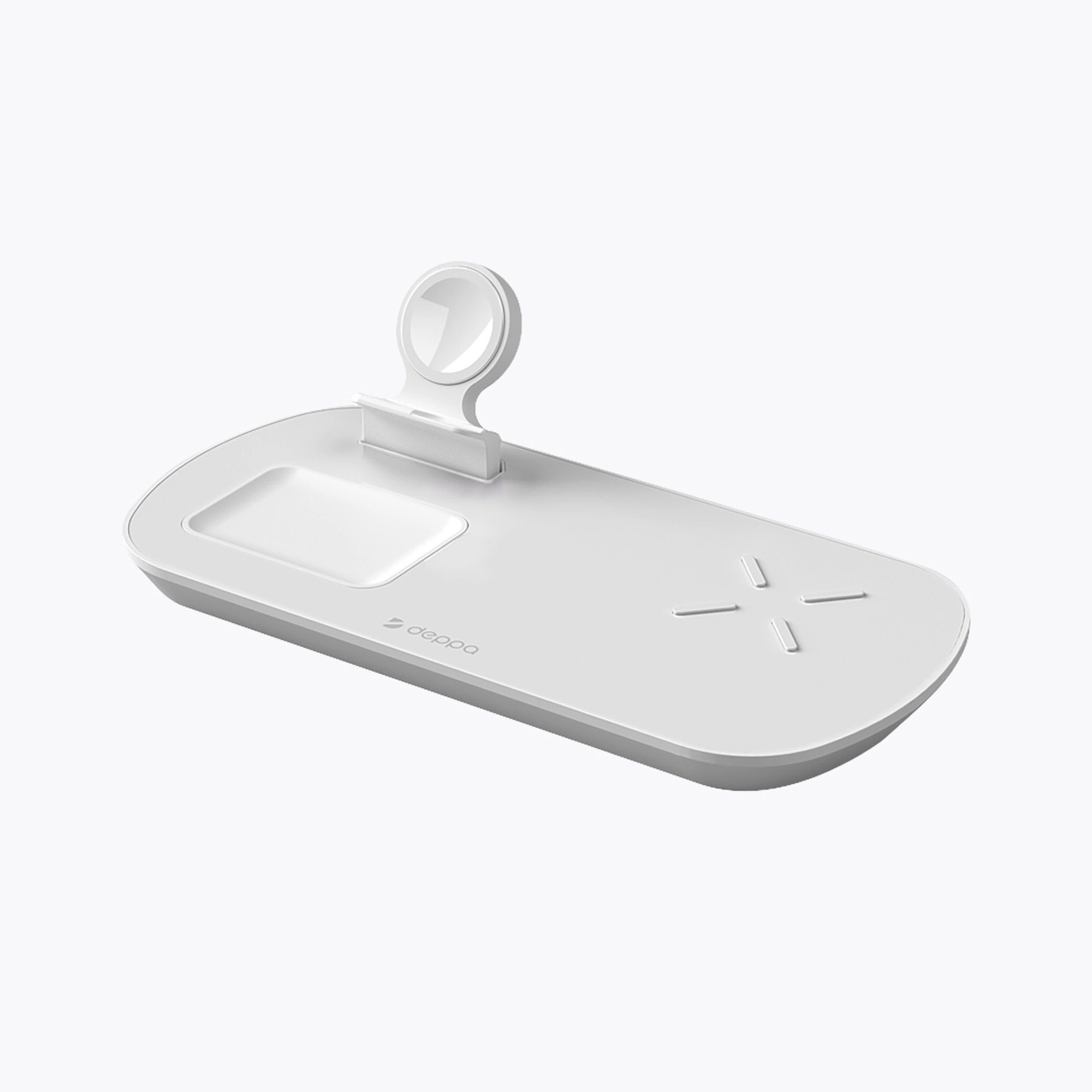 Зарядная станция 3 в 1: iPhone, Apple Watch, Airpods, беспроводная, 17,5 Вт