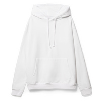 Худи унисекс Tuloksa 280, белое, размер 4XL