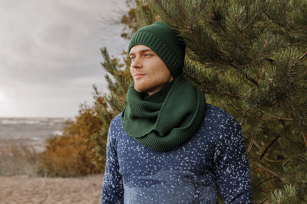 Шапка фактурная Brugge Grand Max, акрил