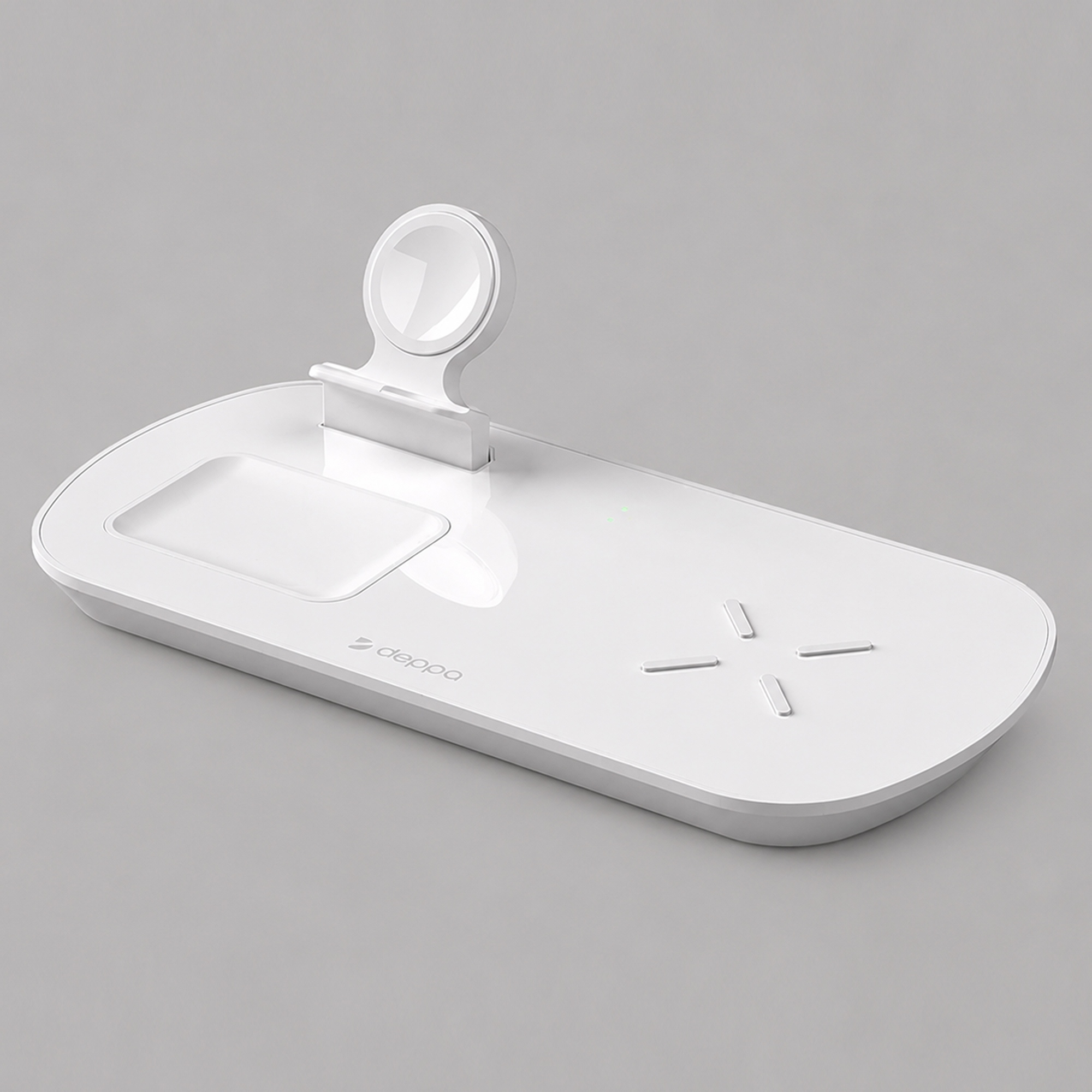 Зарядная станция 3 в 1: iPhone, Apple Watch, Airpods, беспроводная, 17,5 Вт
