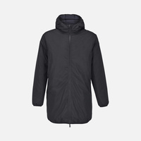 Куртка-парка унисекс Reverse, черная, размер 3XL