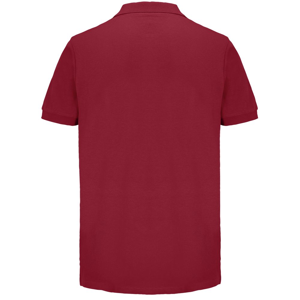 Рубашка поло унисекс Pacific, красная (бургунди)