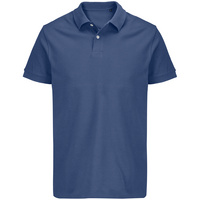 Рубашка поло унисекс Pacific, синяя (джинс), размер XXL