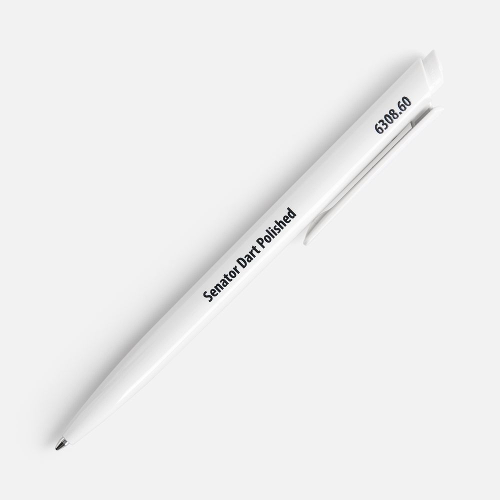 Ручка шариковая Senator Dart Polished, белая