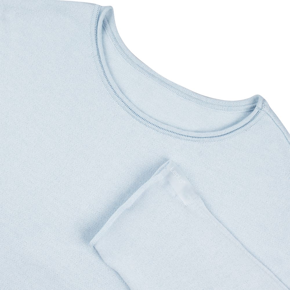 Лонгслив унисекс Siluetti Fuori, светло-голубой