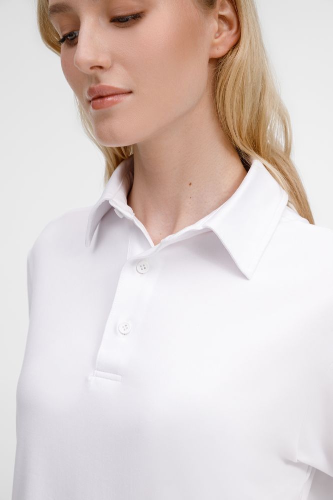 Рубашка поло унисекс Senti, белая