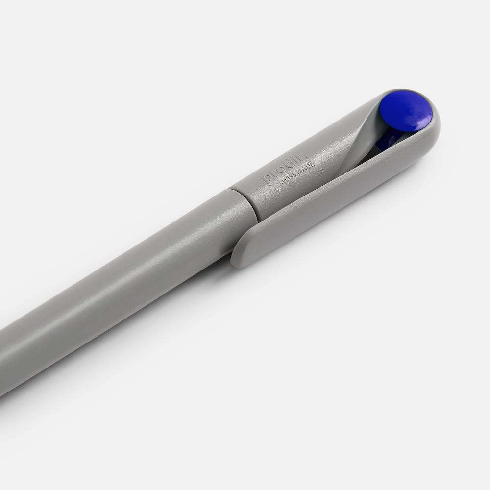 Ручка шариковая Prodir DS1 TMM Dot, серая с синим