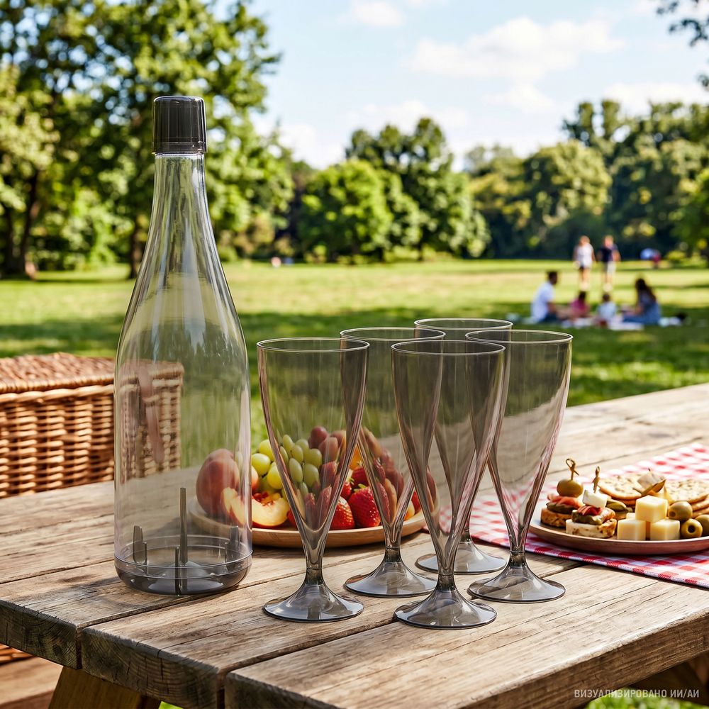 Набор бокалов Maty в футляре-бутылке