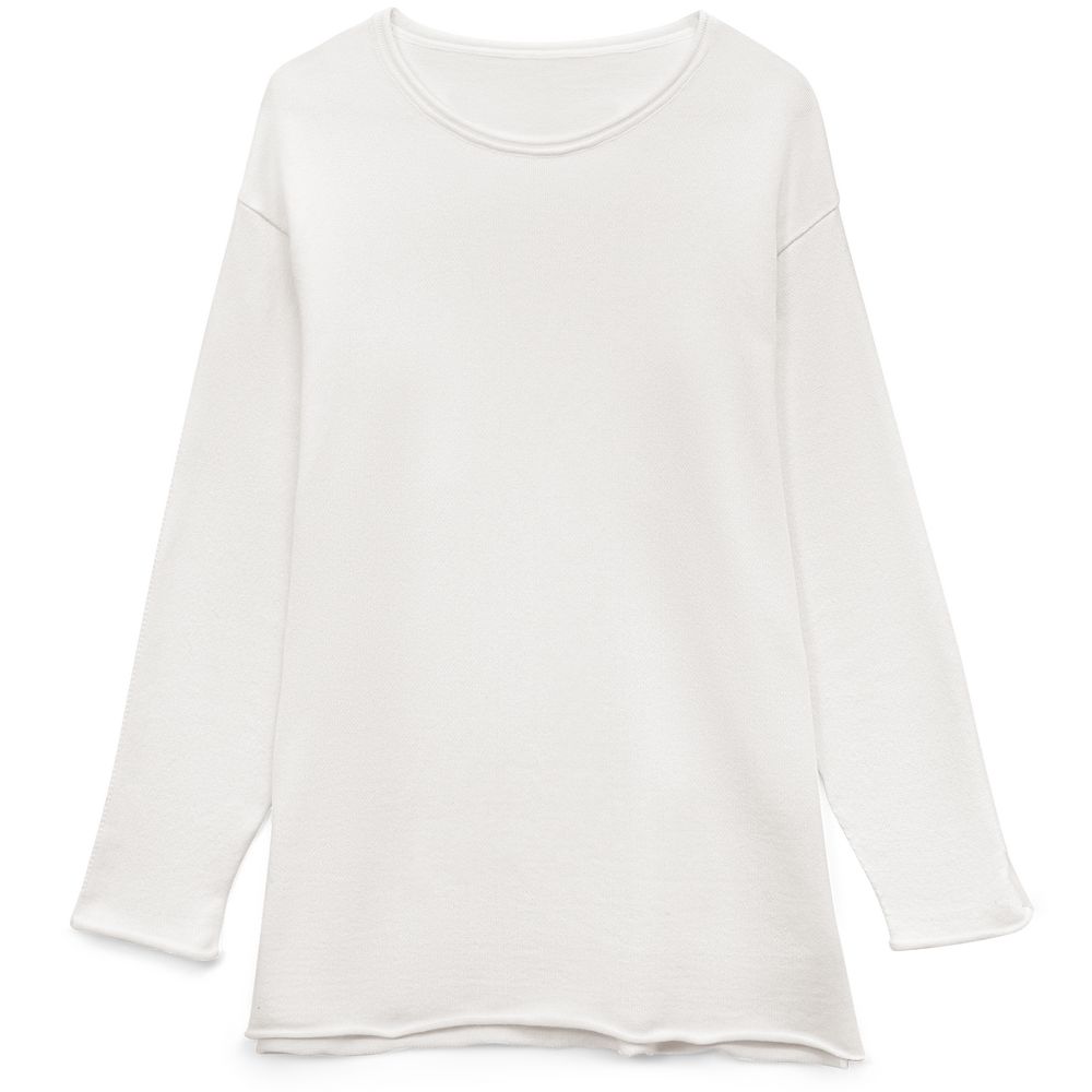 Лонгслив унисекс Siluetti Fuori, молочно-белый