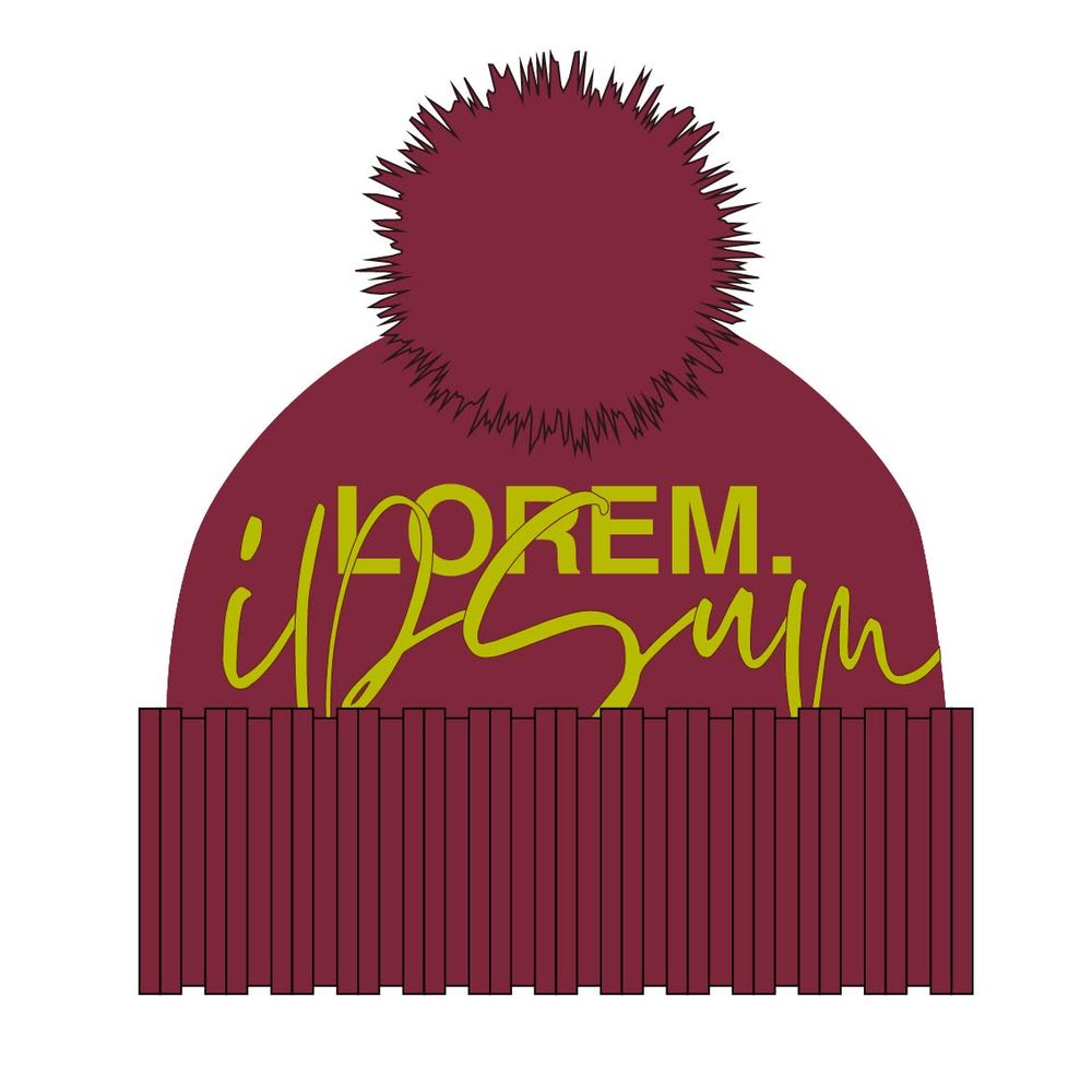 Шапка Joyful на заказ, полушерсть