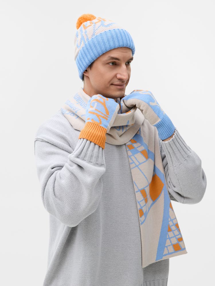 Варежки на заказ Mani, полушерсть