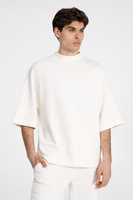 Футболка оверсайз унисекс T9, молочно-белая, размер XL/XXL
