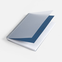 Блокнот на пружине Novalis, синий