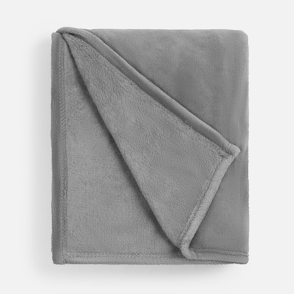 Плед Plush, серый