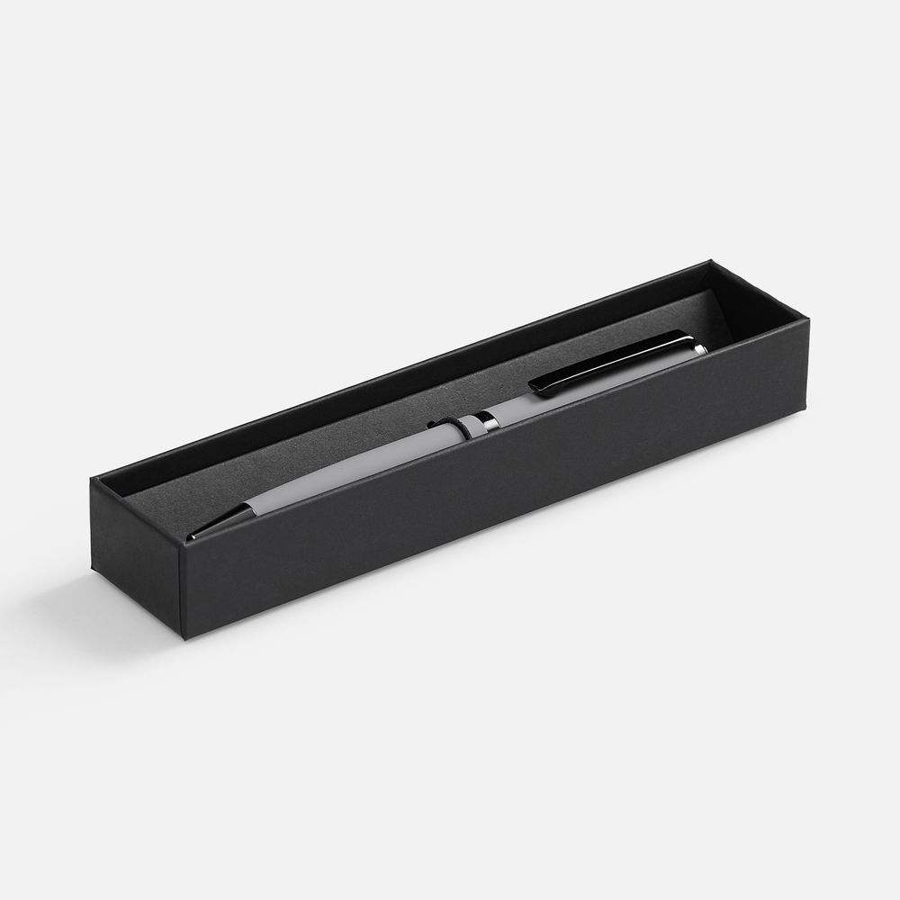 Ручка шариковая Inkish Gunmetal в футляре, серая