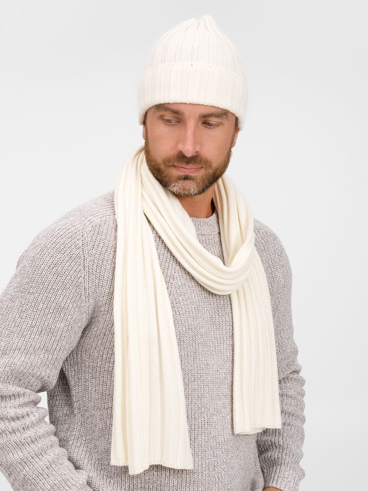 Шарф Metelitsa, белый (молочный)