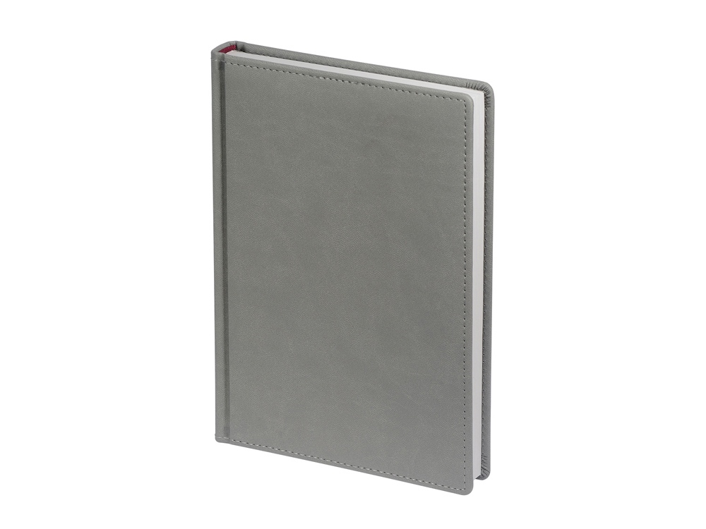 Ежедневник А5 датированный Velvet 2026, светло-серый