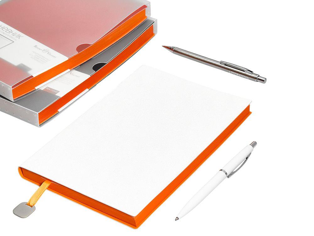 Ежедневник А5 недатированный Mercury, белый