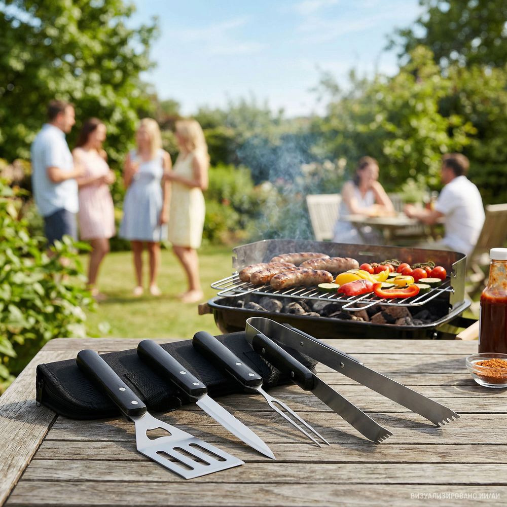 Набор для барбекю Friti, черный