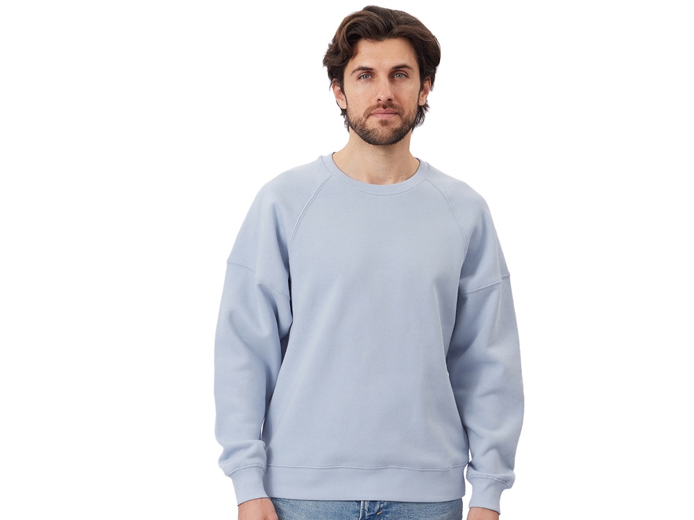 Свитшот оверсайз Paris, унисекс, небесно-голубой