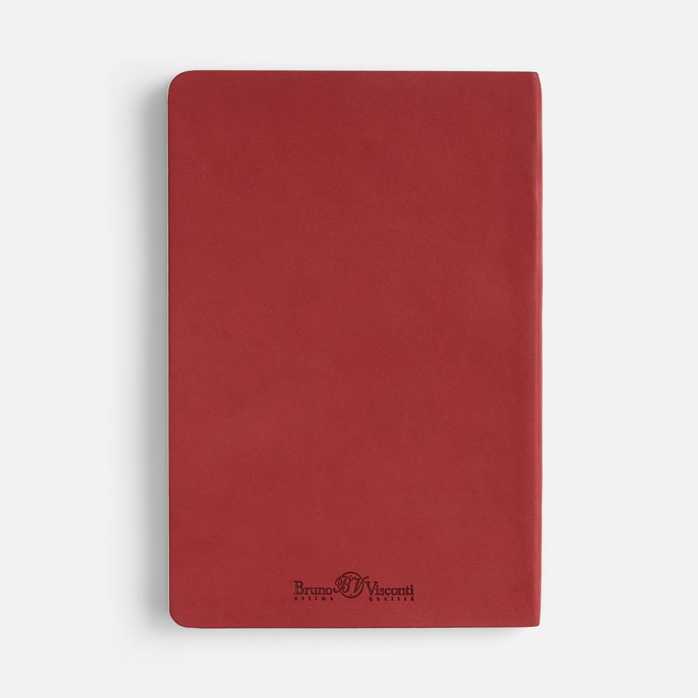 Бизнес-блокнот Megapolis Flex, бордовый