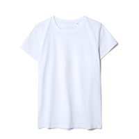 Футболка женская T-bolka Stretch Lady, белая (холодный оттенок), размер S