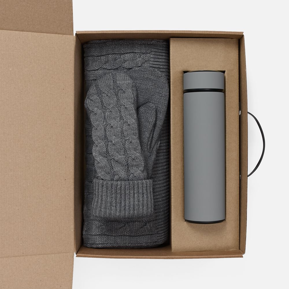 Набор Wintrish, серый меланж