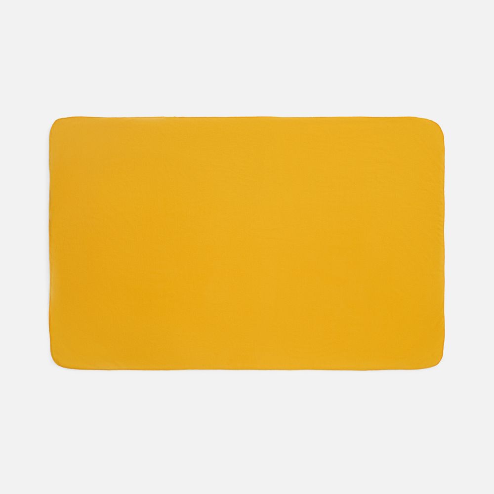 Флисовый плед Warm&Peace, желтый