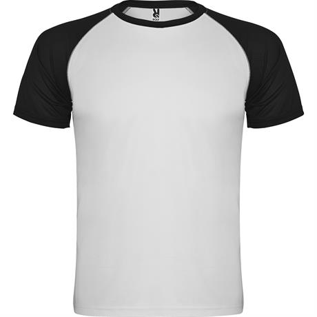 Спортивная футболка INDIANAPOLIS мужская, БЕЛЫЙ/ЧЕРНЫЙ 2XL