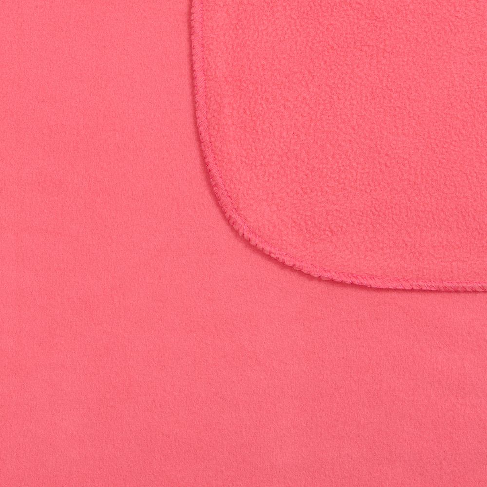 Флисовый плед Warm&Peace XL, розовый (коралловый)