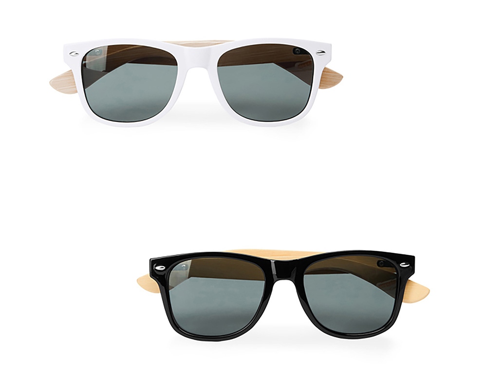 Солнцезащитные очки Эдем с дужками из натурального бамбука