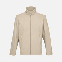 Куртка флисовая унисекс Nitro, серо-бежевая, размер 4XL