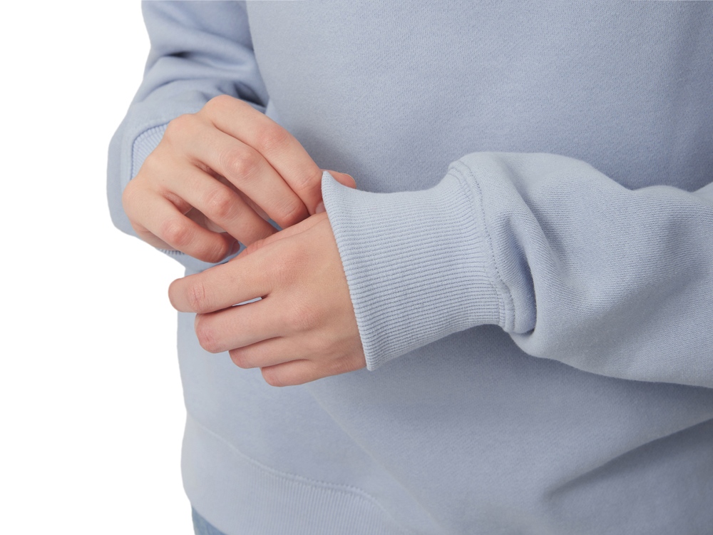 Свитшот оверсайз Paris, унисекс, небесно-голубой