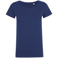Футболка женская Mia темно-синяя, размер XL