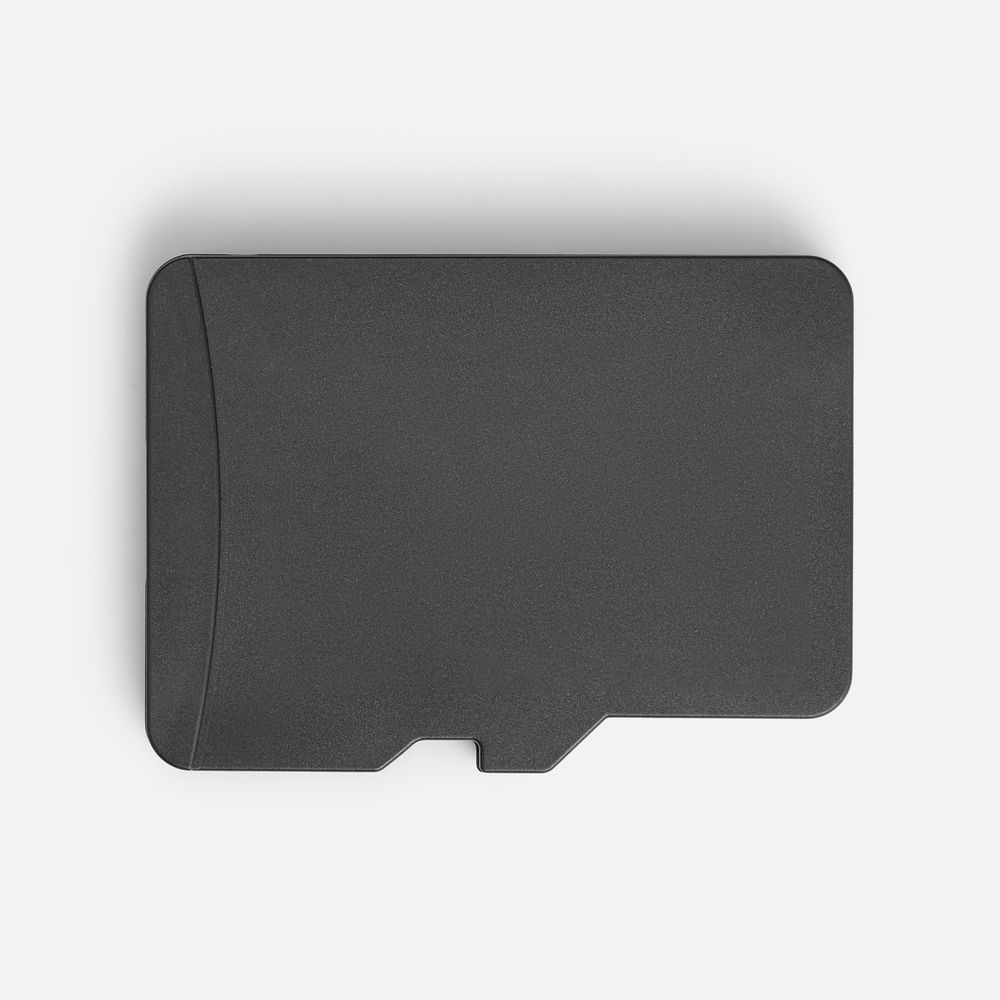 Органайзер для карт памяти и SIM с кардридером Multitask, черный