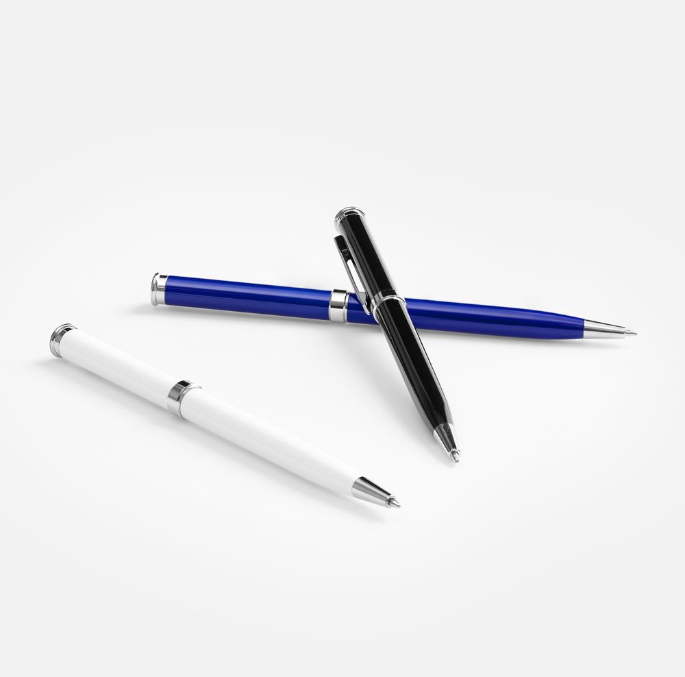 Ручка шариковая Finn Chrome, синяя