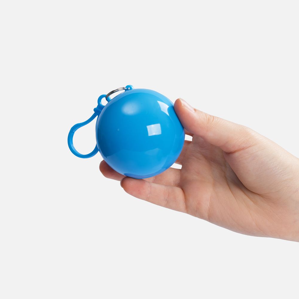 Дождевик в круглом футляре Nimbus, красный