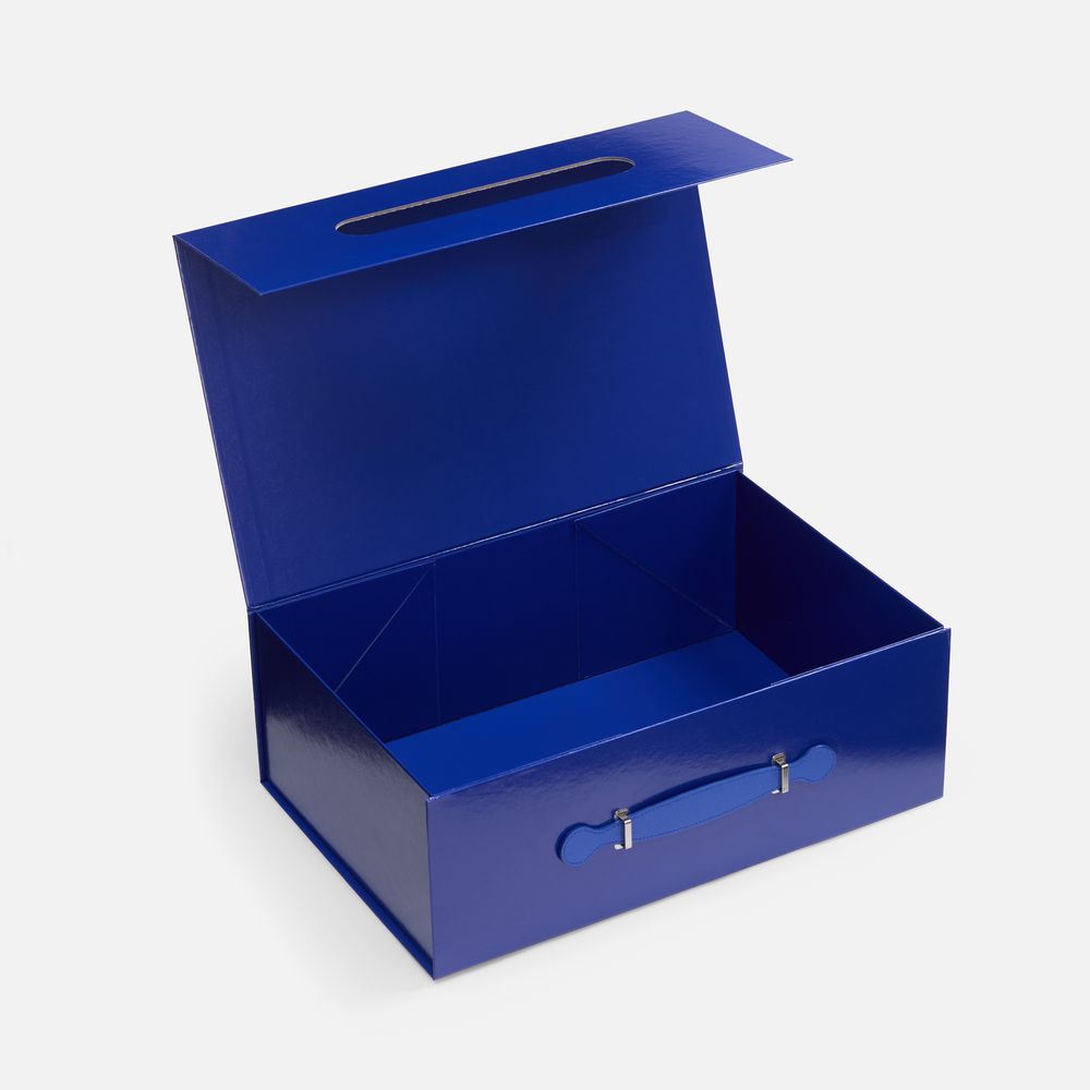 Коробка складная Holdfold, L, синяя