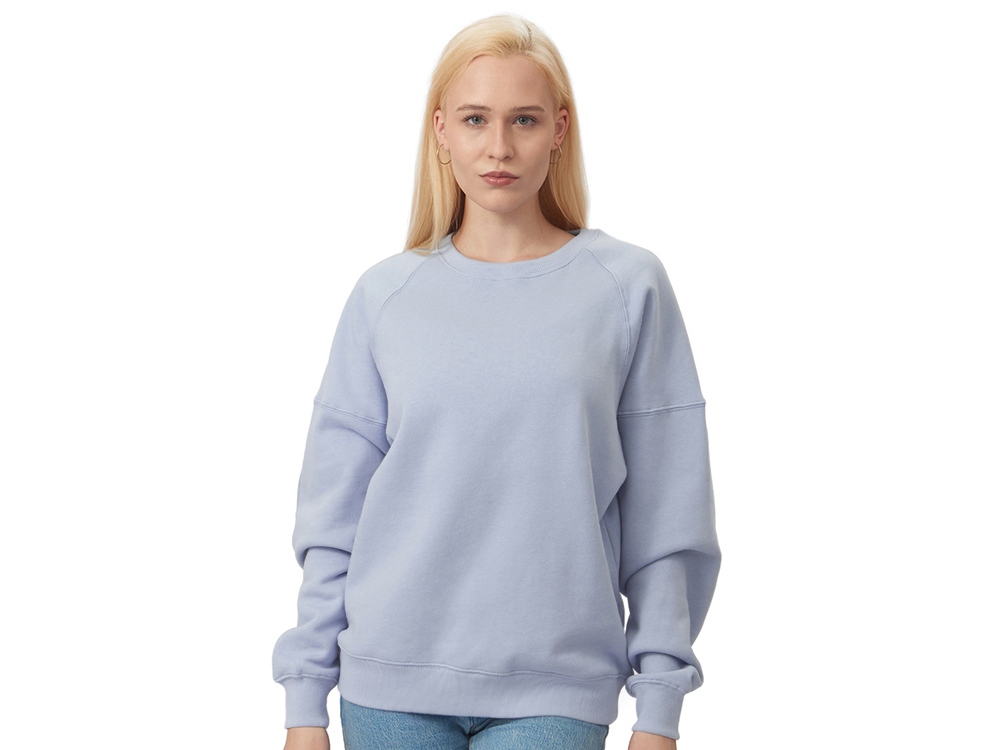 Свитшот оверсайз Paris, унисекс, небесно-голубой