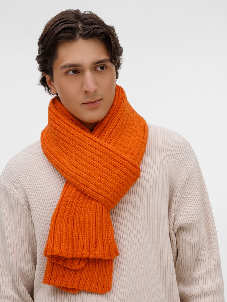 Шарф HappyGo, оранжевый