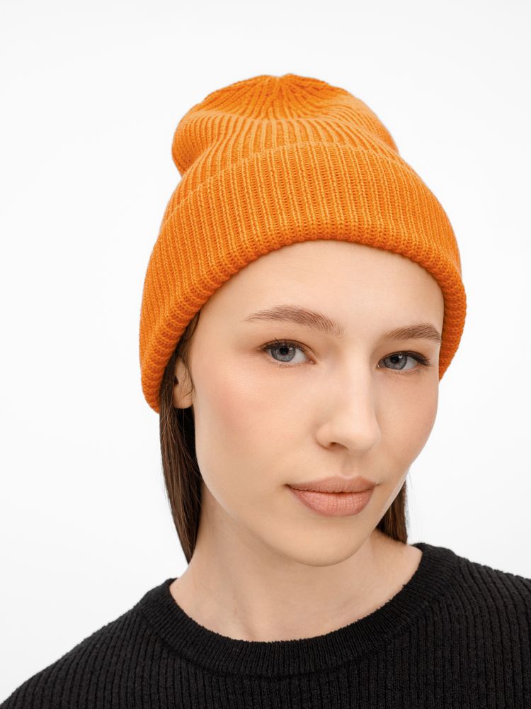 Шапка Nobilis Mono, оранжевая (абрикос)
