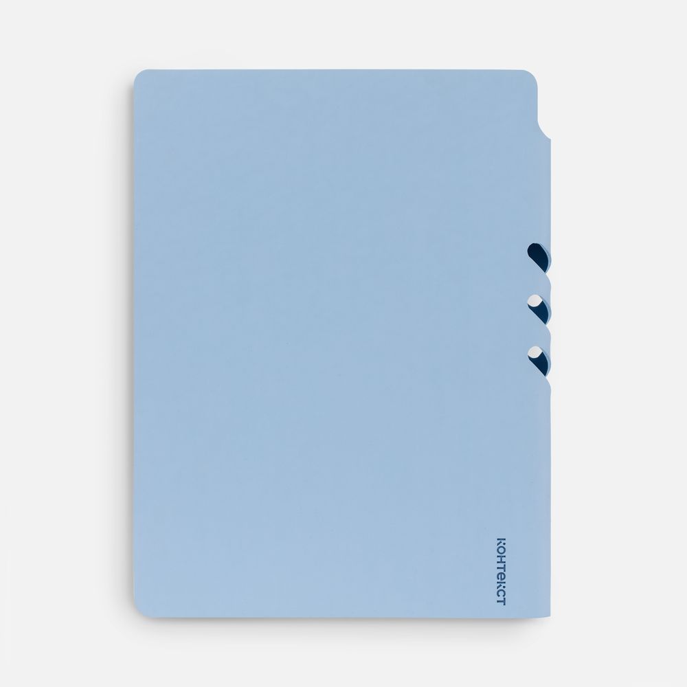 Ежедневник Flexpen Shall, недатированный, голубой