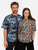 Футболка из бифлекса Morfiss с полной запечаткой на заказ, размер XL/XXL