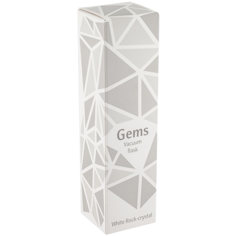 Термос Gems White Rock Crystal, белый горный хрусталь
