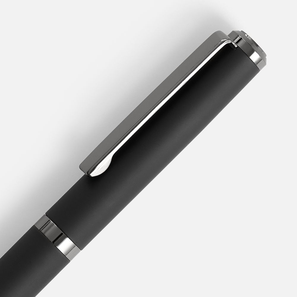 Ручка шариковая Inkish Gunmetal в футляре, черная