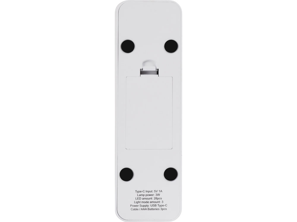 Складывающая настольная лампа с подставкой для телефона Stack N, 3 Вт